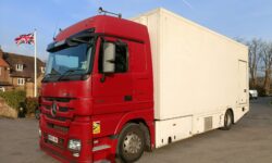 2010 MERECEDES ACTROS MP3 1841 18 TONNE FINE ART TEMPERATURE CONTROLLED REMOVALS TRUCK