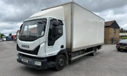 EURO 6 2018 IVECO EUROCARGO 75-160 BOX LORRY WITH UNDERSLUNG TAILLIFT