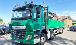 EURO 6 2018 DAF CF410 8X2 BRICK CARRIER