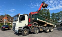 2008 DAF CF 85.410 8X4 TIPPER GRAB,EPSILON 120L PLUS,MANUAL GEARBOX